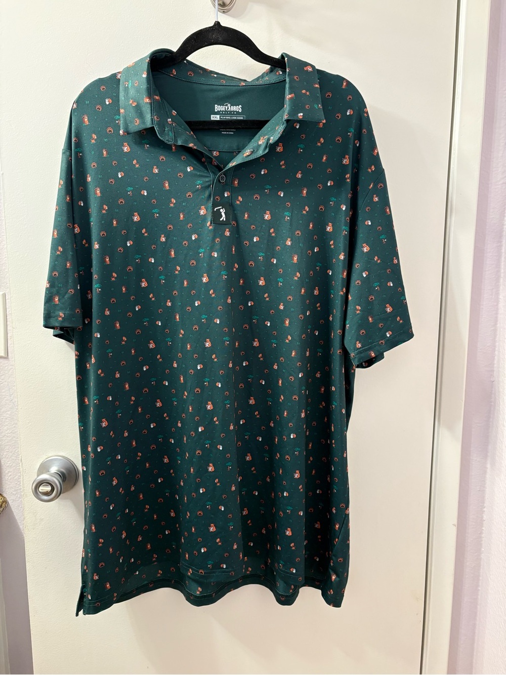 Bogey Bros Golf Forest Green Polo XXL (PTP 27-31/L 33)